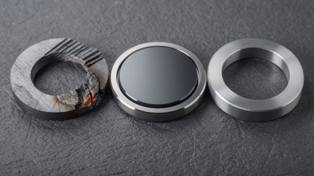 Comparison of Carbon, Silicon Carbide, and Tungsten Carbide mechanical seal faces for centrifugal pumps